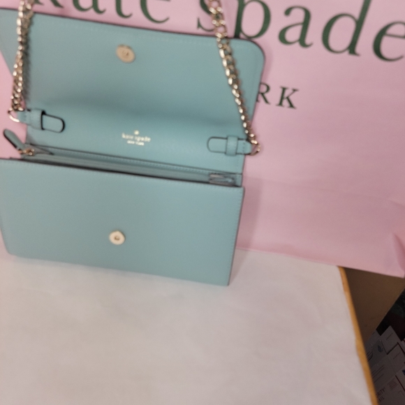 Kate spade Darcy Daisy Embroidered Chain Wallet Crossbody Clutch - Picture 6 of 16